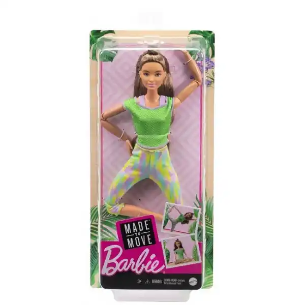 Papusa Barbie "Made to Move" (bruneta)