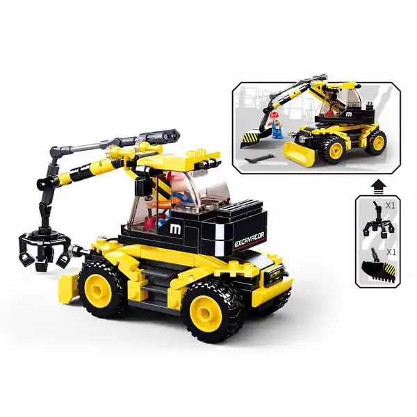 CONSTRUCTOR TOWN – Excavator 2 INTO 1