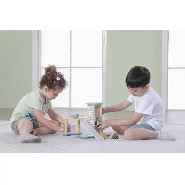 Деревянный игровой набор "Паркинг"