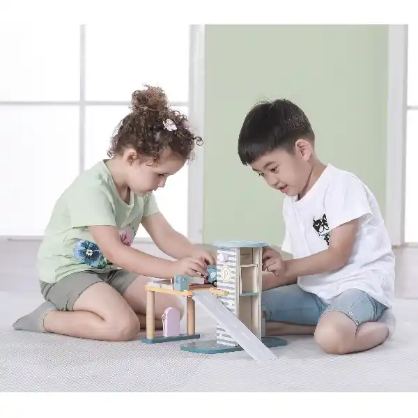 Деревянный игровой набор "Паркинг"