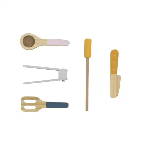 Детская плита с посудой и грилем