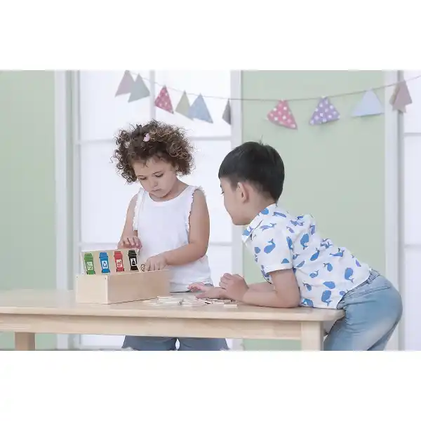 Деревянная игра-сортер “Сортировка мусора”