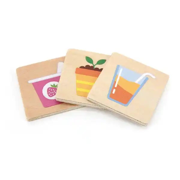 Деревянный пазл-игра “Изучаем формы” 35 эл.