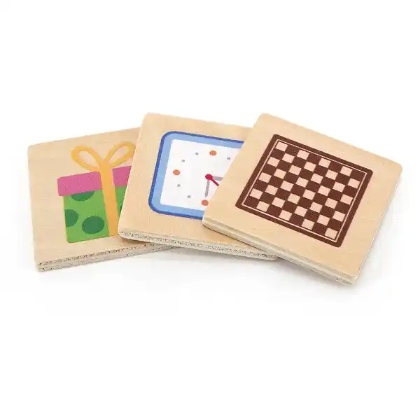 Деревянный пазл-игра “Изучаем формы” 35 эл.