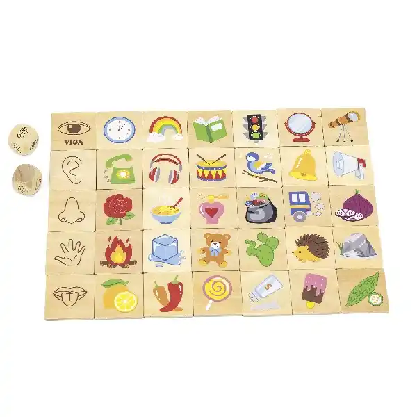 Деревянный пазл-игра “Изучаем органы чувств", 35 эл.