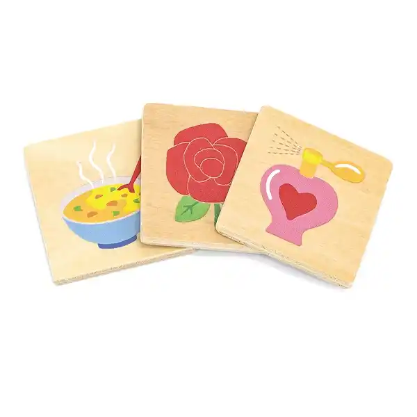 Деревянный пазл-игра “Изучаем органы чувств", 35 эл.