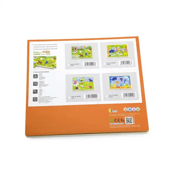 Деревянный пазл “Океан” 24 эл.