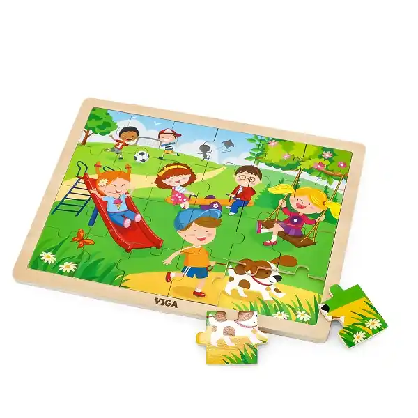 Деревянный пазл “Весна”