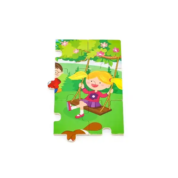 Деревянный пазл “Весна”