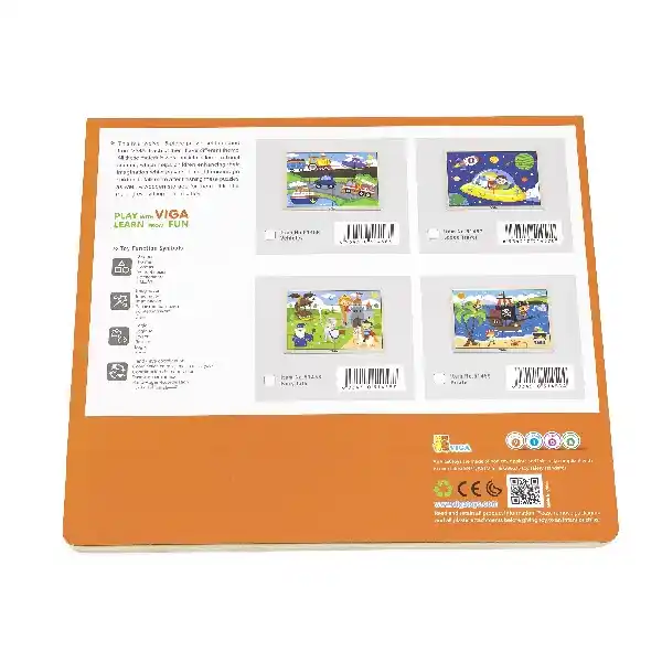 Деревянный пазл "Транспорт" 16 эл.