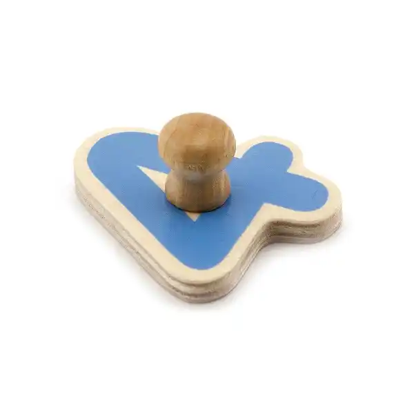 Деревянный пазл “Часы”