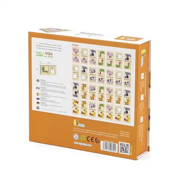 Настольная игра Домино "Животные"