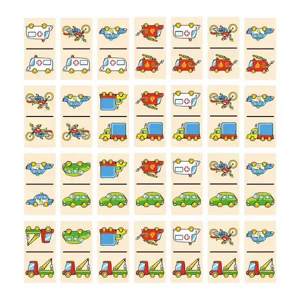 Настольная игра Домино "Транспорт"