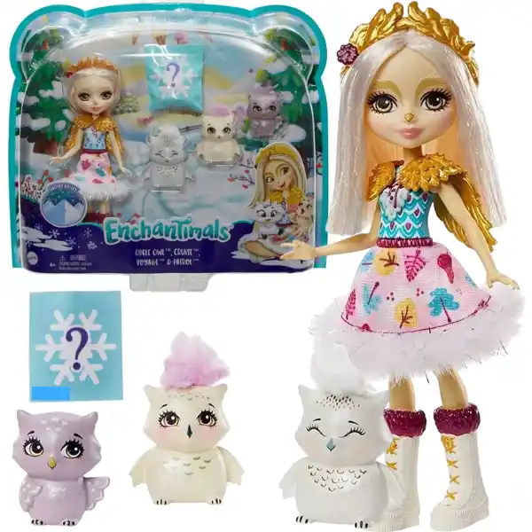 Enchantimals Set „Familia Bufniței Albe”