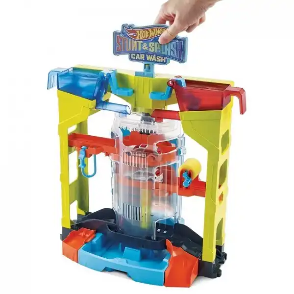 Hot Wheels Игровой набор “Автомойка: взрыв цветов”