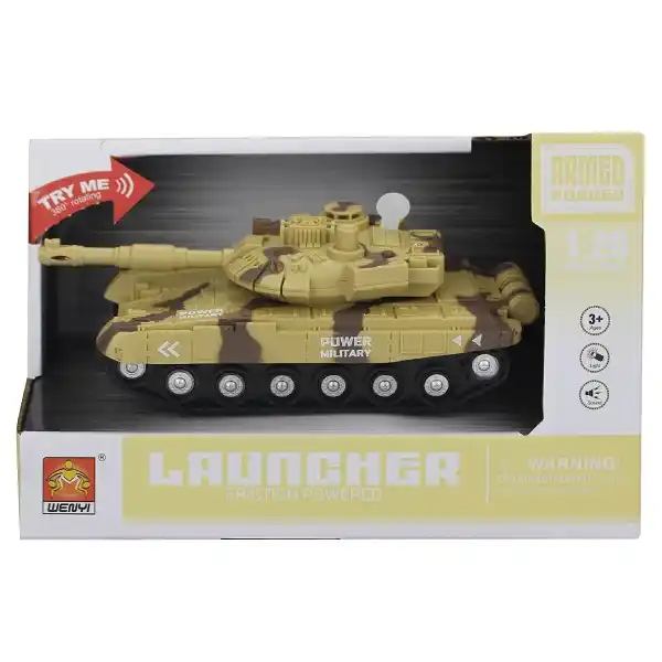 1:20 Инерционный Танк (свет / звук)