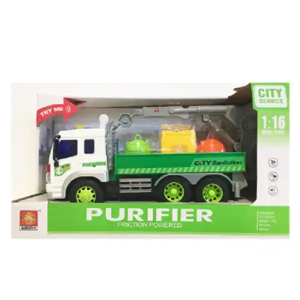 1:16 Инерционный Мусоровоз (свет / звук)