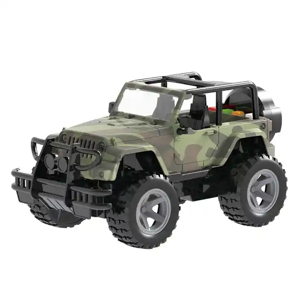 1:16 Инерционная военная машина «Джип» (свет / звук)