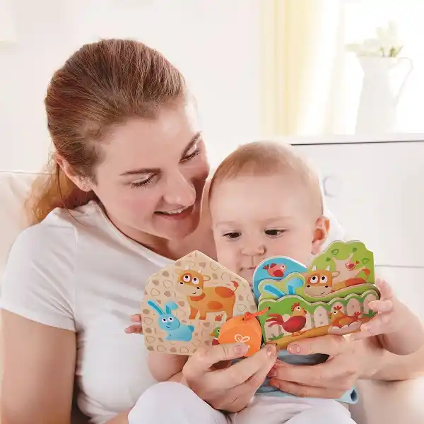 Деревянная книжка “Животные на ферме”