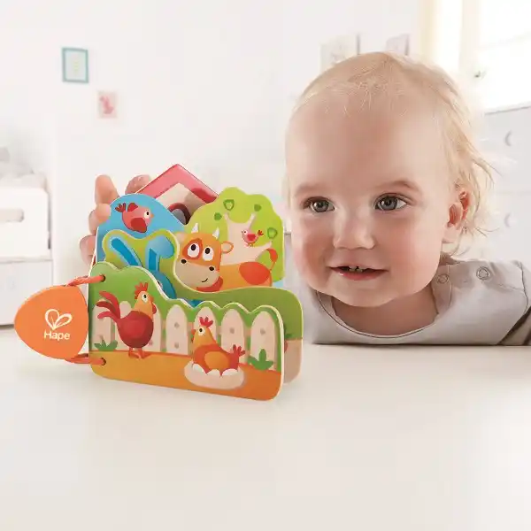 Деревянная книжка “Животные на ферме”