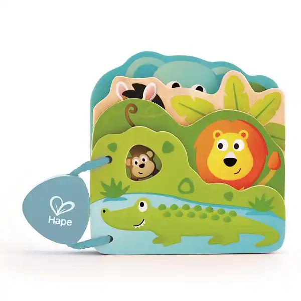 Деревянная книжка “Дикие животные”