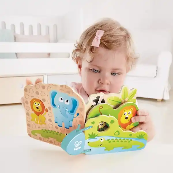 Деревянная книжка “Дикие животные”