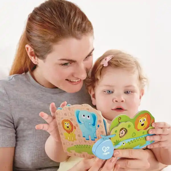 Деревянная книжка “Дикие животные”