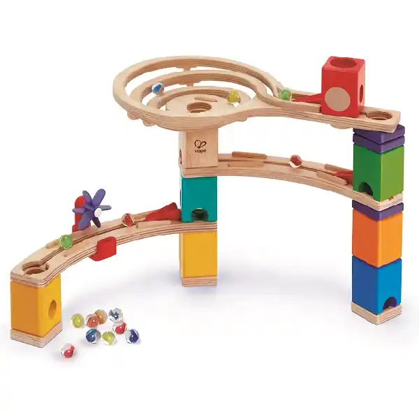 Set de construcție și labirint Quadrilla „Cursa până la final”, 58 elem.