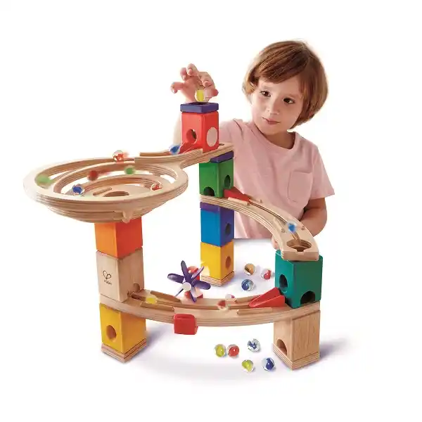 Set de construcție și labirint Quadrilla „Cursa până la final”, 58 elem.