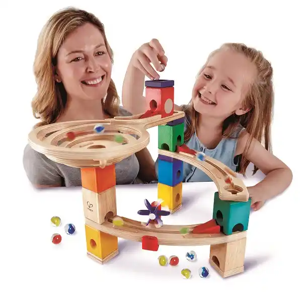 Set de construcție și labirint Quadrilla „Cursa până la final”, 58 elem.