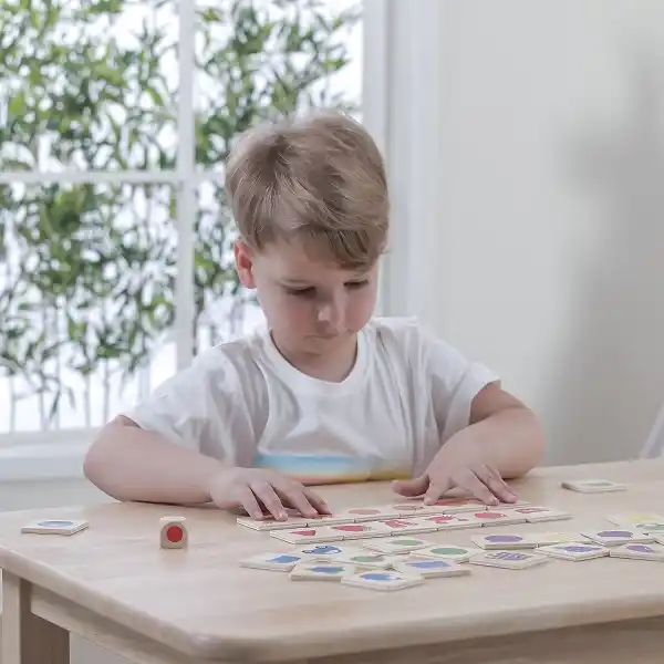 Деревянный пазл-игра "Изучаем цвета"