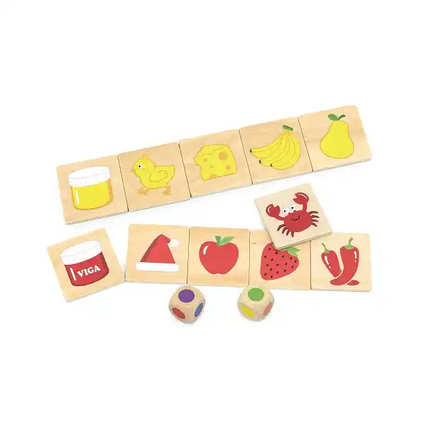 Деревянный пазл-игра "Изучаем цвета"