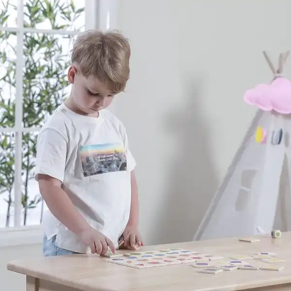 Деревянный пазл-игра "Изучаем цвета"