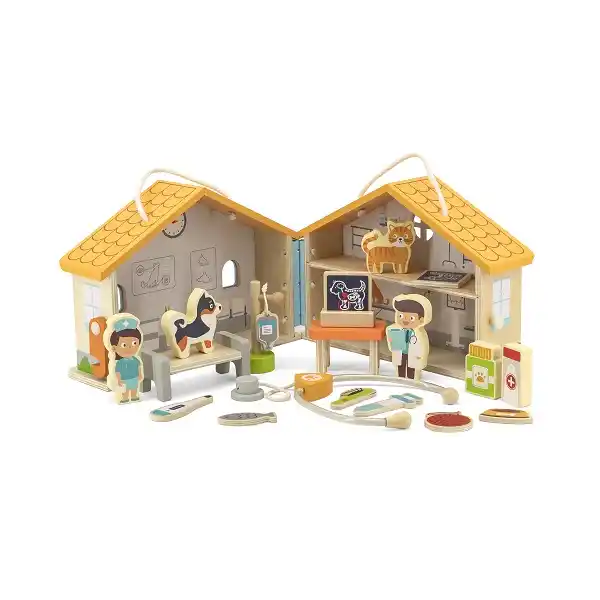 Игровой набор “Ветеринар и больница для животных”