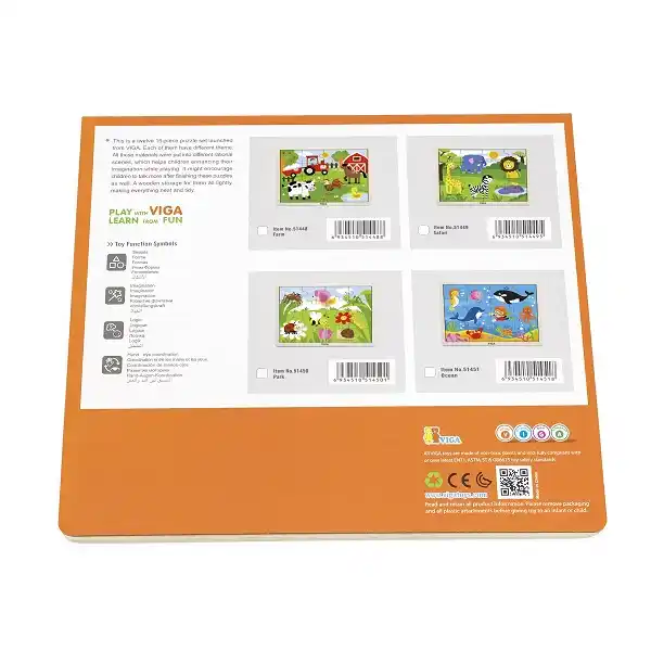 Деревянный пазл "Океан" 16 эл.