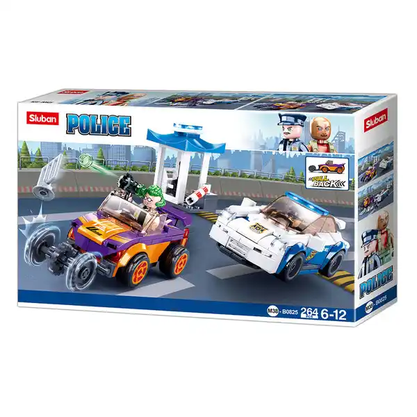 Конструктор “Обыск на шоссе” с инерцией, 264 элем.