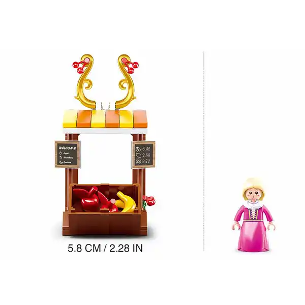 Set de construcție ”Magazin de fructe”, 99 elem.