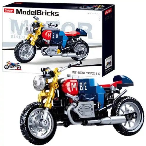 Конструктор “Мотоцикл M38”, 197 элем.