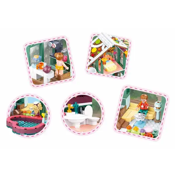 Set de construcție ”Casă de vacanță”, 439 elem.