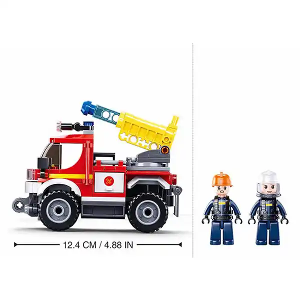 Конструктор “Пожарная машина”, 192 элем.