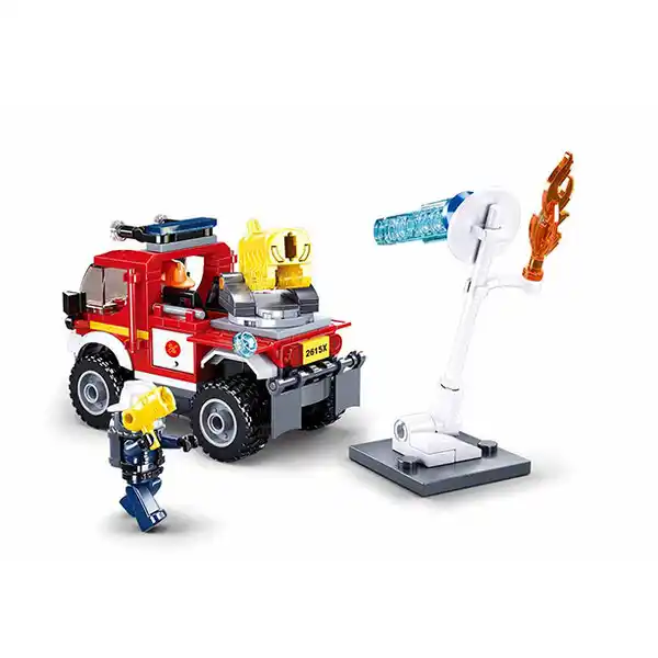 Конструктор “Пожарная машина”, 192 элем.