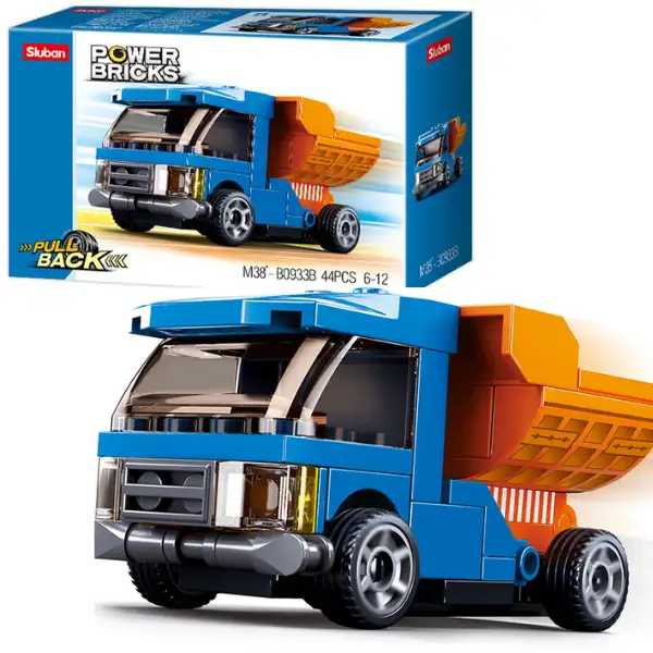 Set de construcție ”Transport urban”, cu inerție 8 modele, de la 41 pînă la 57 elem.