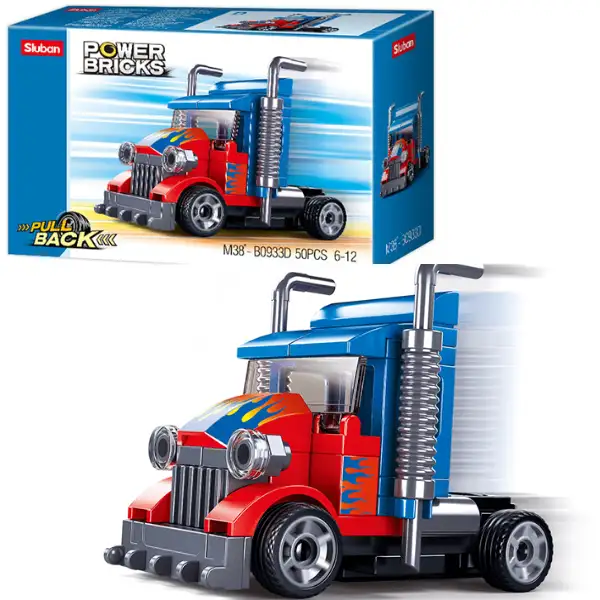 Set de construcție ”Transport urban”, cu inerție 8 modele, de la 41 pînă la 57 elem.