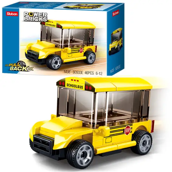Set de construcție ”Transport urban”, cu inerție 8 modele, de la 41 pînă la 57 elem.
