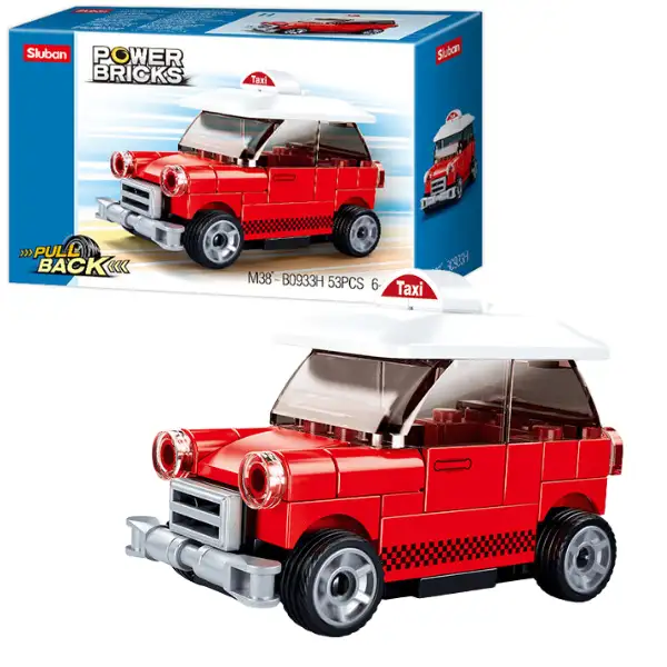 Set de construcție ”Transport urban”, cu inerție 8 modele, de la 41 pînă la 57 elem.