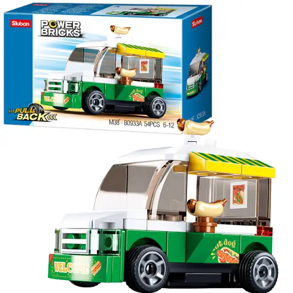 Set de construcție ”Transport urban”, cu inerție 8 modele, de la 41 pînă la 57 elem.