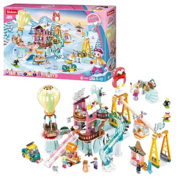 Конструктор “Каникулы на лыжном курорте”, 1065 элем.