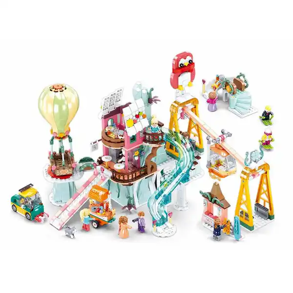 Конструктор “Каникулы на лыжном курорте”, 1065 элем.