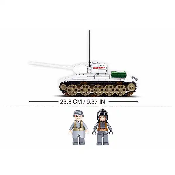 Конструктор “Танк T-34/85 из Битвы за Будапешт”, 518 элем.