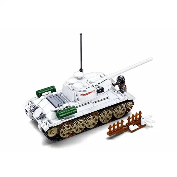 Конструктор “Танк T-34/85 из Битвы за Будапешт”, 518 элем.